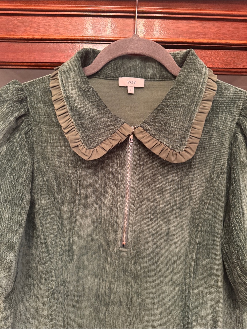 RAQUEL RUFFLE POCKET DETAIL DRESS - Picture 7 of 11